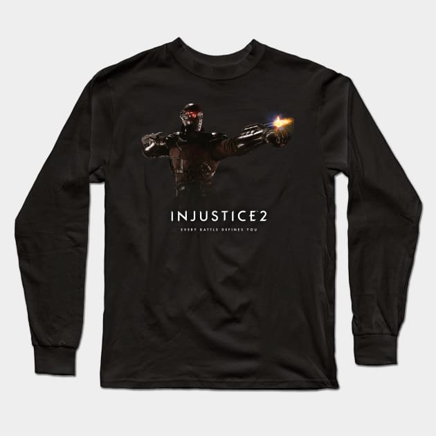 Injustice 2 - Deadshot Long Sleeve T-Shirt by Nykos